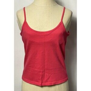 S M L Sport Tank Top With Bra Support Pink  Size M Stretch